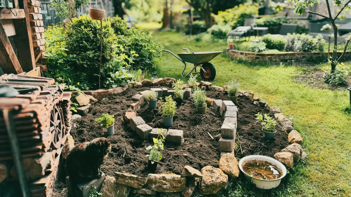 Kräuterspirale selbstgemacht: Wie ein Steinhaufen zum Kräutergarten wurde